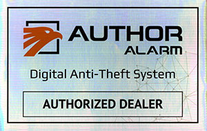 AUTHOR ALARM Digtal Anti-Theft System AUTHORIZED DEALER