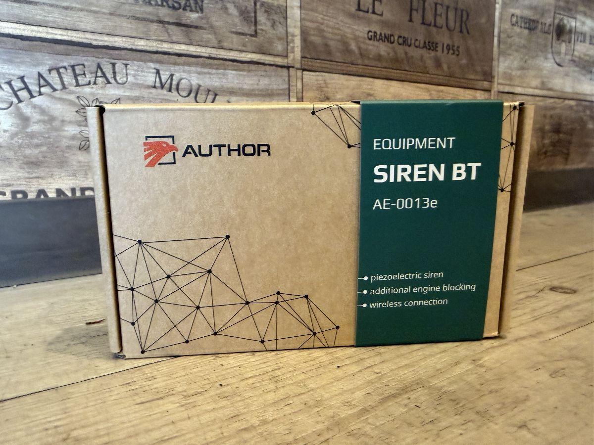 AUTHOR SIREN BT 商品パッケージ