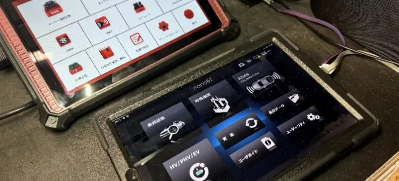 診断機による施工前後チェック